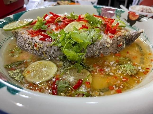 Thai Style Steamed Fish