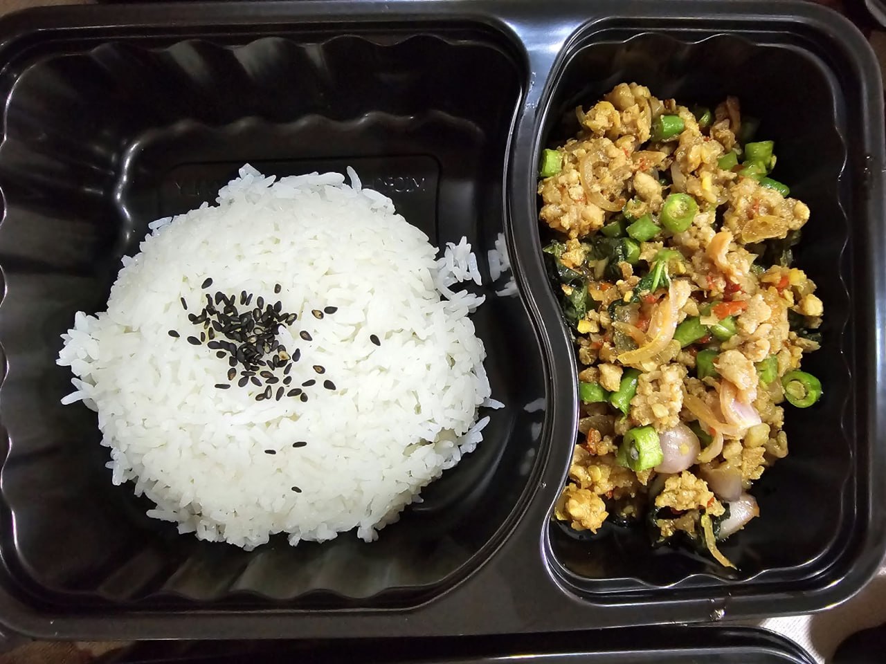Bento Set B Basil Pork