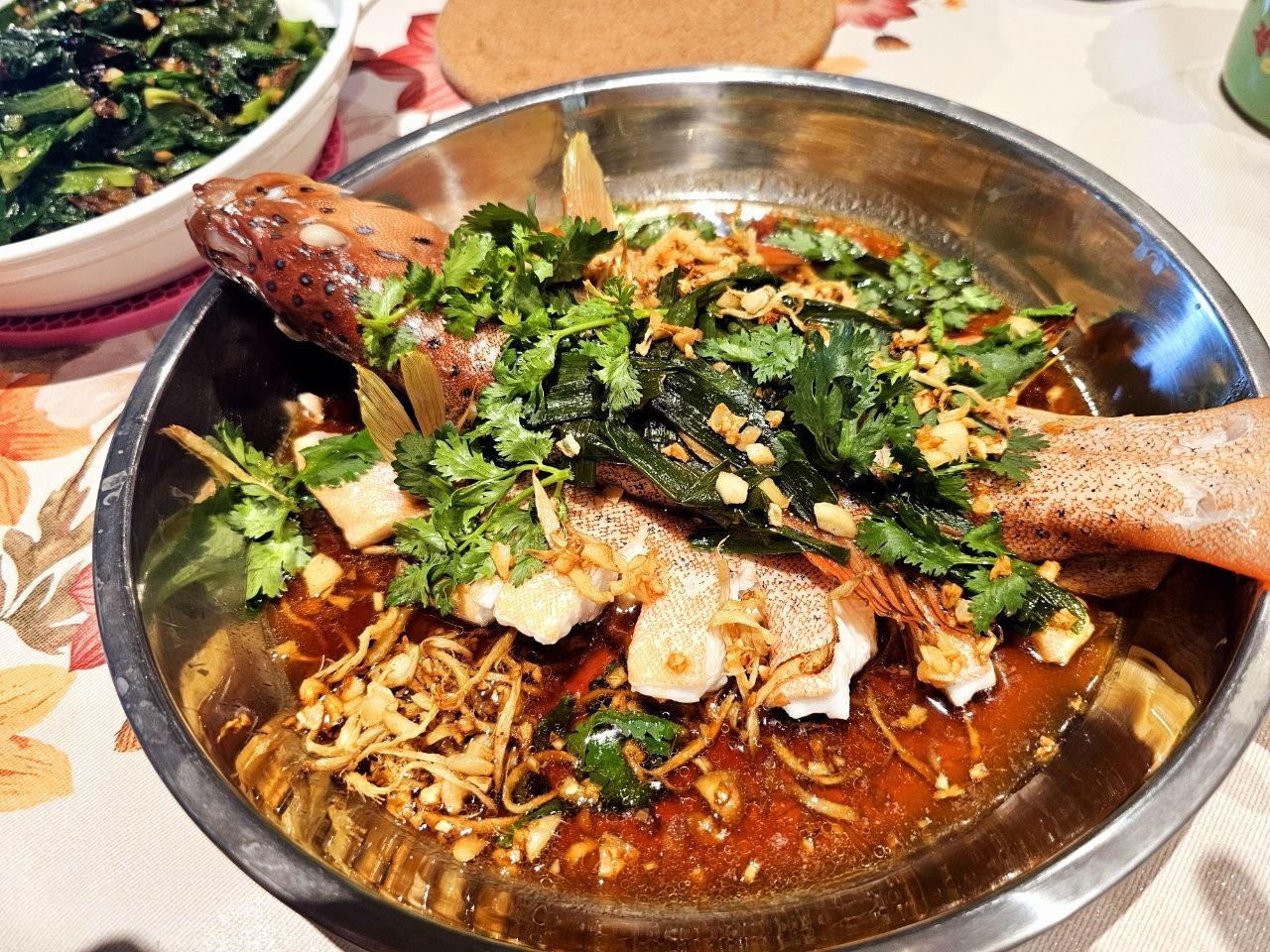 Steamed Fish Hong Kong Style